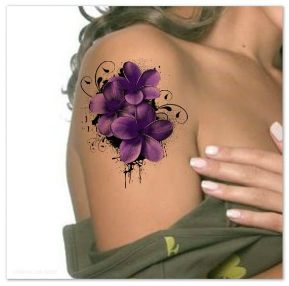 tattoo flower thin Tattoo Temporary Ultra Realistic Thin Waterproof Flower Fake