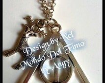 La Nobile Collezione - Collana Deathly Hallows Con Ciondolo Rotante (Harry Potter)