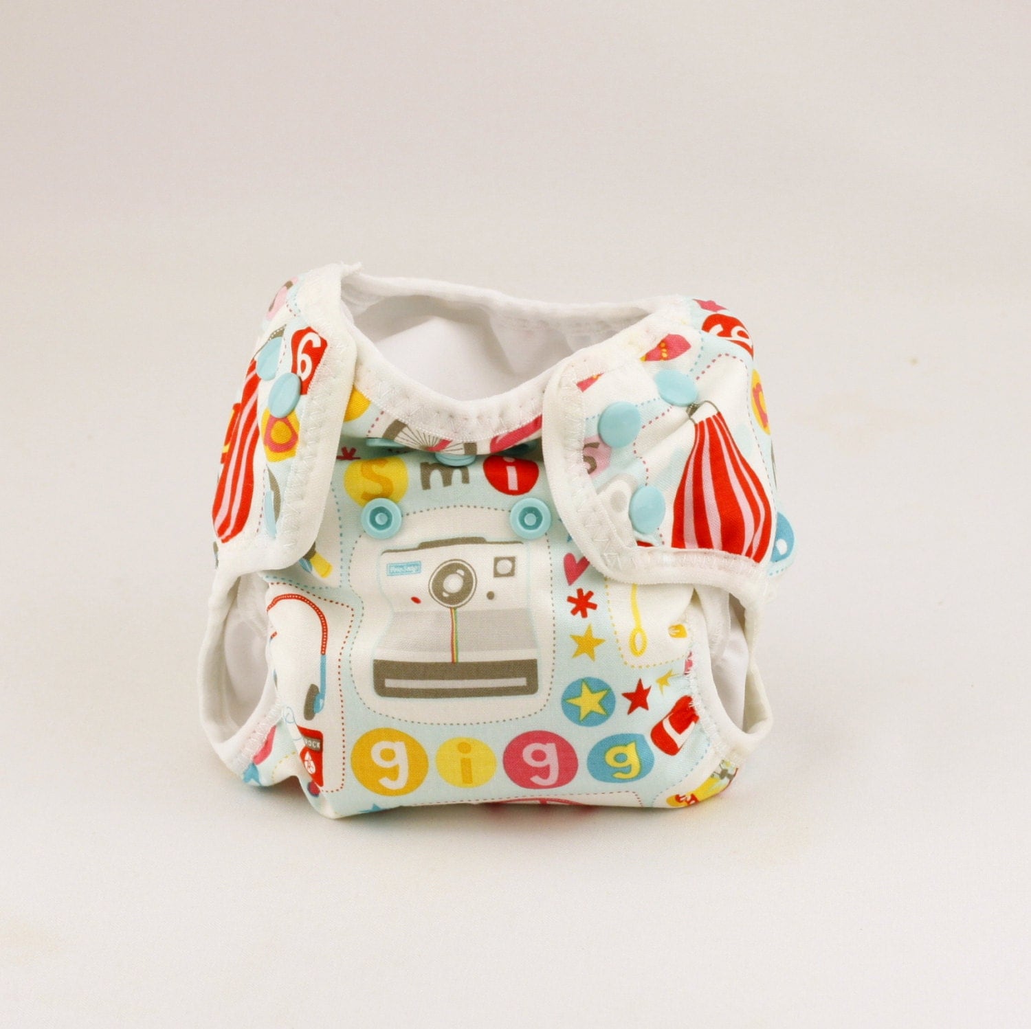CLEARANCE Newborn Cloth Diaper with umbilical cord snap