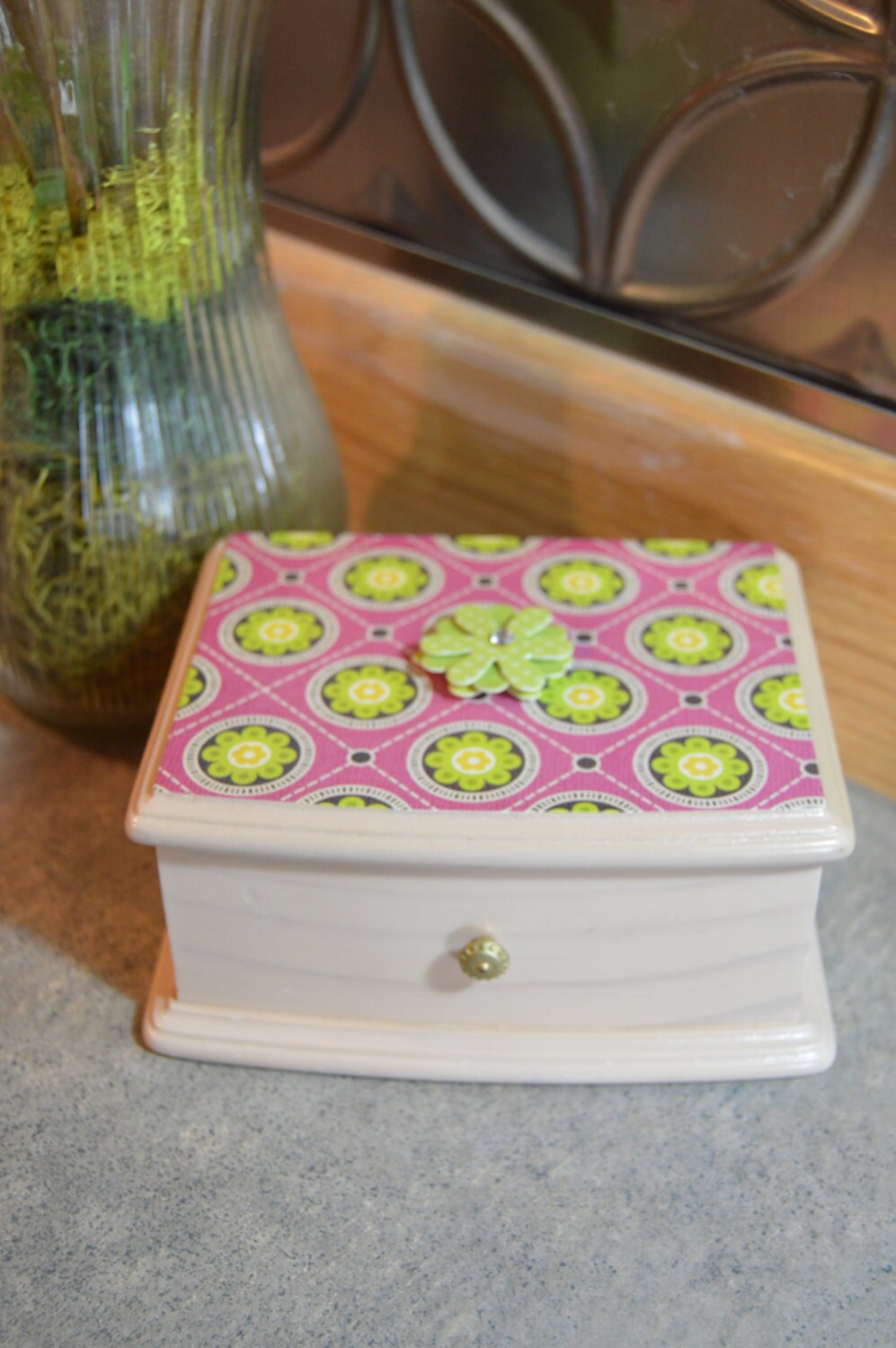 319 Light Wood Trinket Box Light Wood Jewelry Box Small Wood