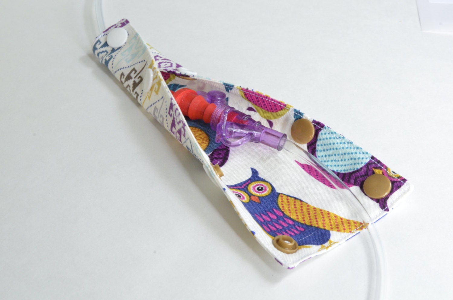 Feeding Tube Cover Reversible Gtube connection cover