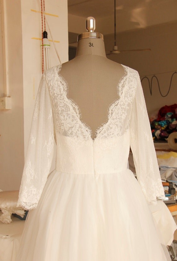 short wedding dress open back