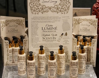 Scent-In Gelee Fine Fragrance-scent for the Home, or favorite space! A candle in a bottle! Use inside your Lumine for instant scented air!