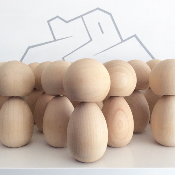 blank kokeshi dolls