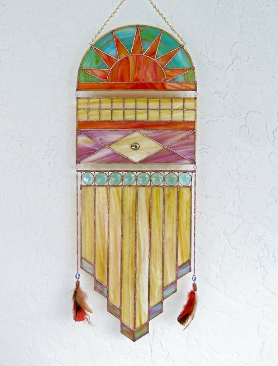 Native American SunCatcher Made to Order by lizardkey on Etsy
