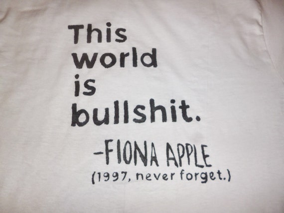 fiona apple tee shirt