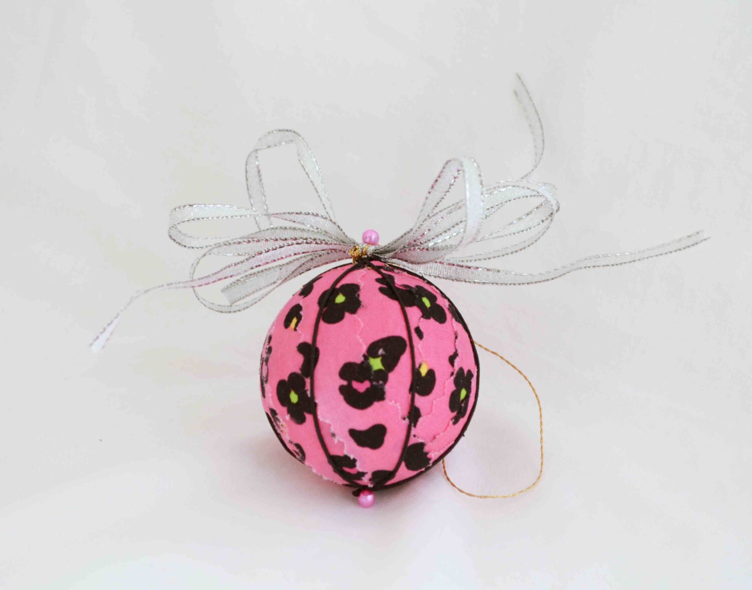 Cheerful Pink Ornament, Ornaments, Christmas Ornaments, Girly Ornaments