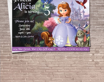 Sofia the First Invitation / Instant Download & Editable / Sofia party / Sofia the first Invitation / Birthday Invitation / PRINTABLE