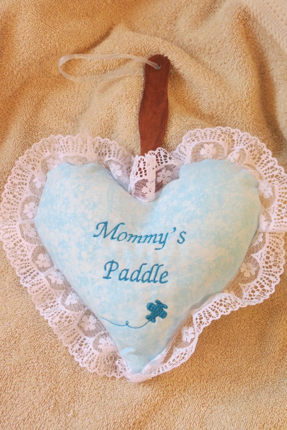 Mommy's padded paddle nonnie's grandma's by BundlesOfOccasions