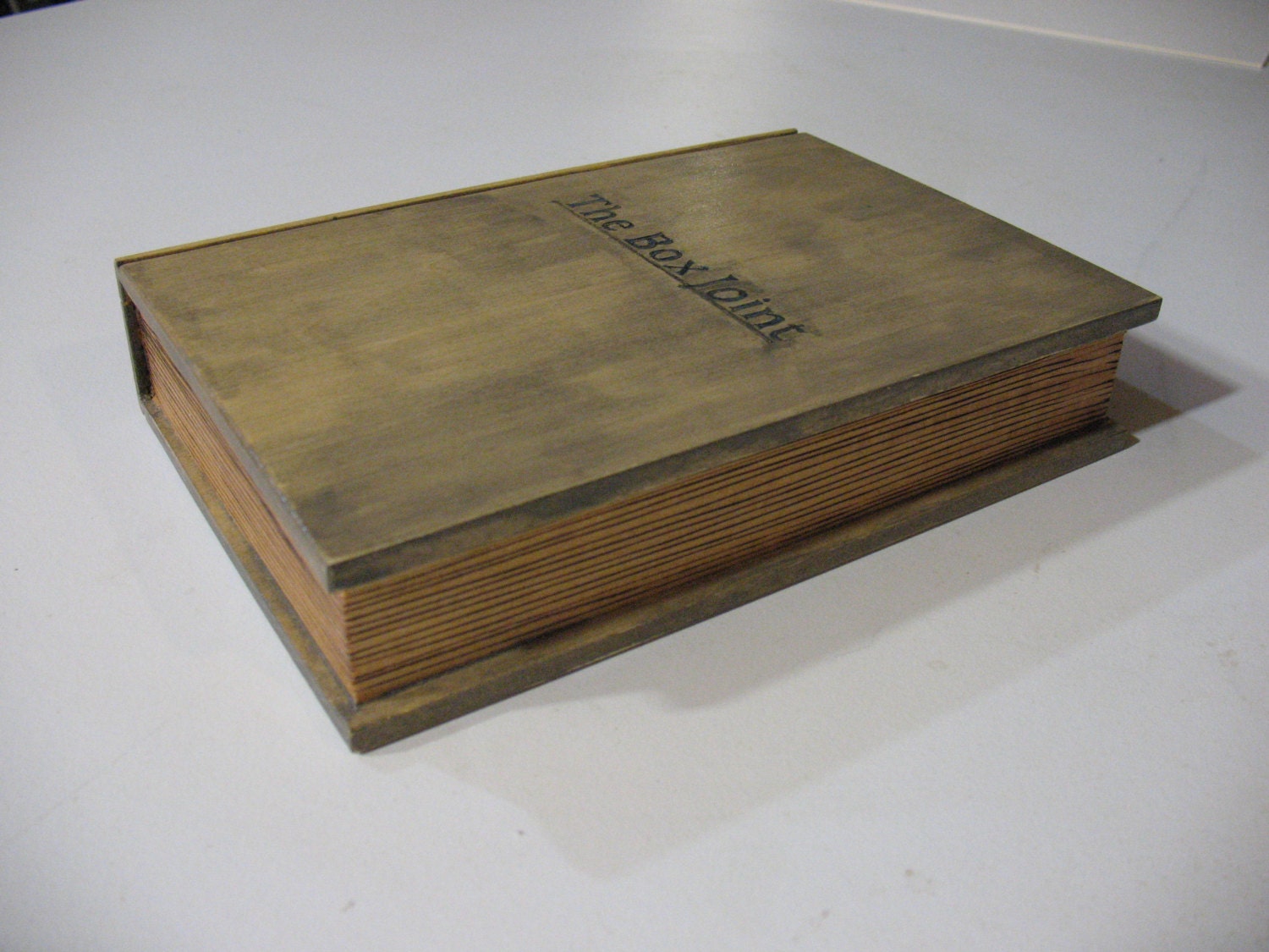 Box made to look like a hardback book. by TheBoxJoint on Etsy