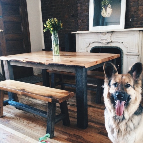 the aiden reclaimed barn wood dining table farmhouse table wide plank dining table - Barnwood Kitchen Table the aiden reclaimed barn wood dining table farmhouse table wide plank dining table - Barnwood Kitchen Table