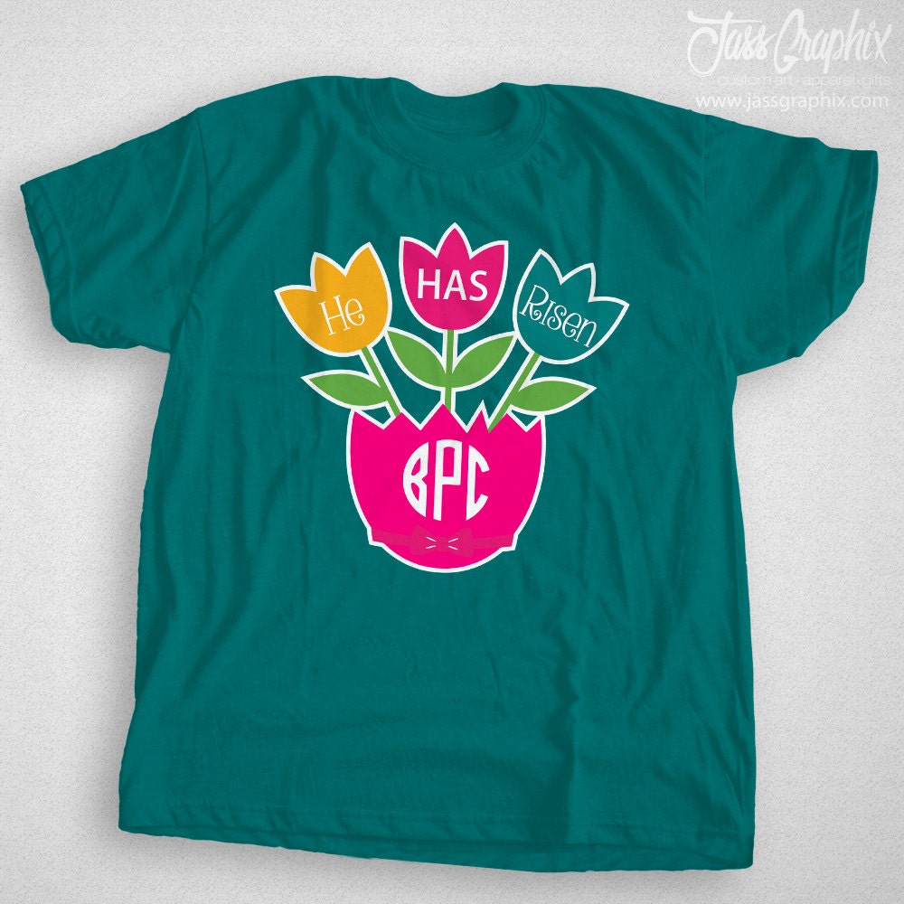 easter monogram shirts