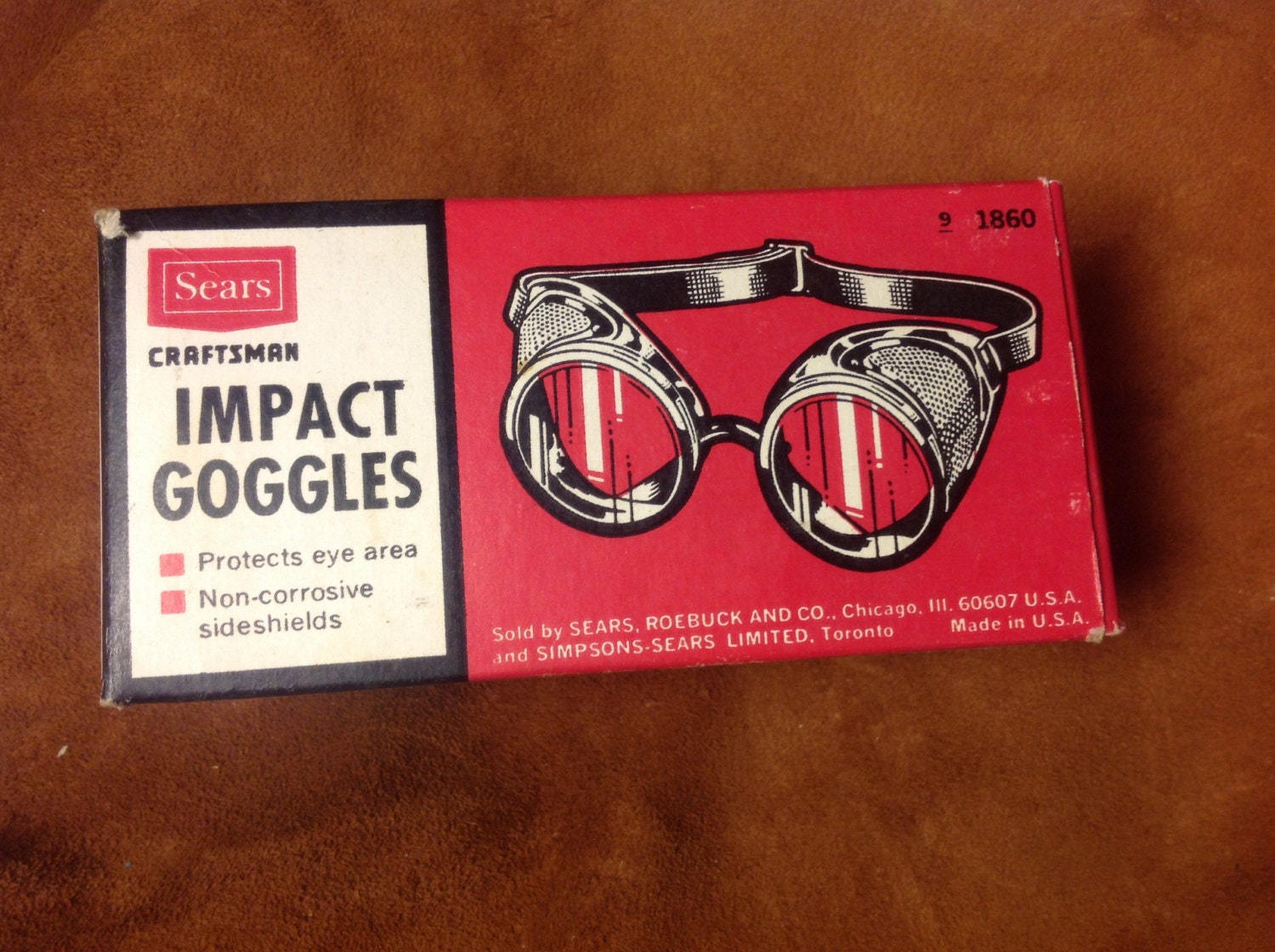 Vintage Sears Craftsman Impact Goggles ~ Steampunk steampunk buy now online