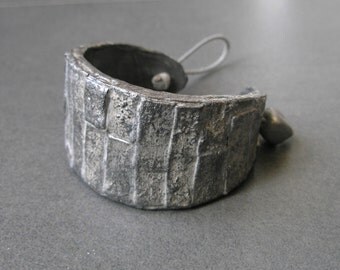 Modern Cardboard cuff bracelet, light weight, contemporary, cuff bracelets, Valentine's Gift - ONLY ONE LEFT!!!