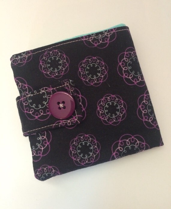 Bifold wallet billfold wallet fabric wallet women's