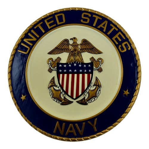 U.s. Navy Officer Insignia Plaque By Militaryplaqueshop On Etsy