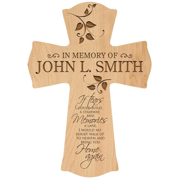 in loving memory personalized wall cross in memory of dad in loving memory personalized wall cross in memory of dad