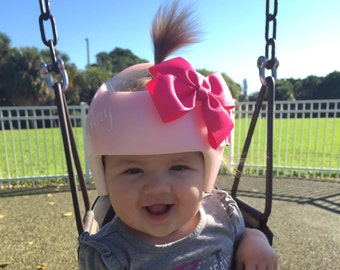 Handmade helmet bow (Pink)