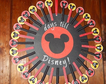Disney Vacation Countdown - Disney Countdown Calender - Disney Vacation - Disney World Vacation - Disney Cruise - 30 day countdown