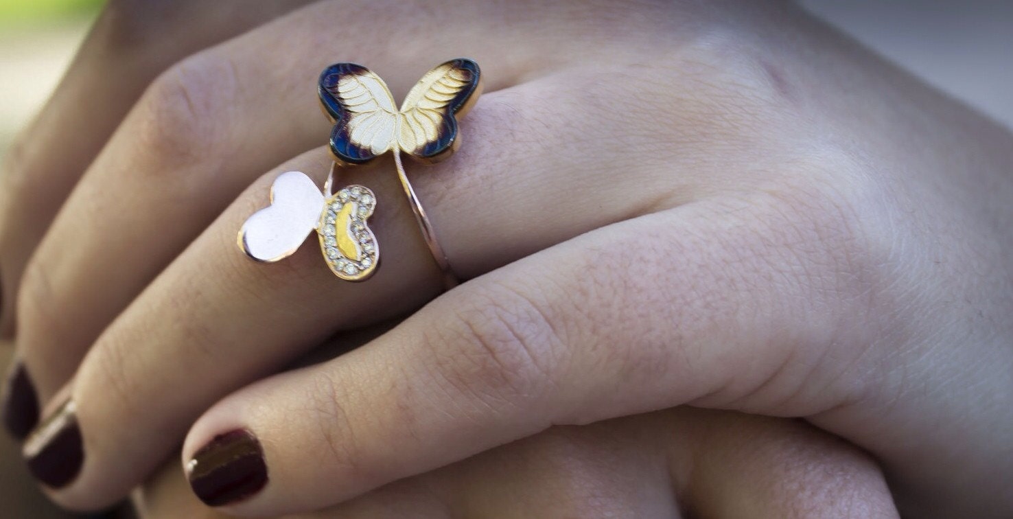 Butterfly Ring by KYLESCOTTDESIGNS on Etsy