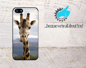Giraffe iphone case, Custom Cover For iPhone 4/4s 5/5s 5c SE 6/6s 6+/6S+ 7 7+ Can be Monogrammed or add Name!