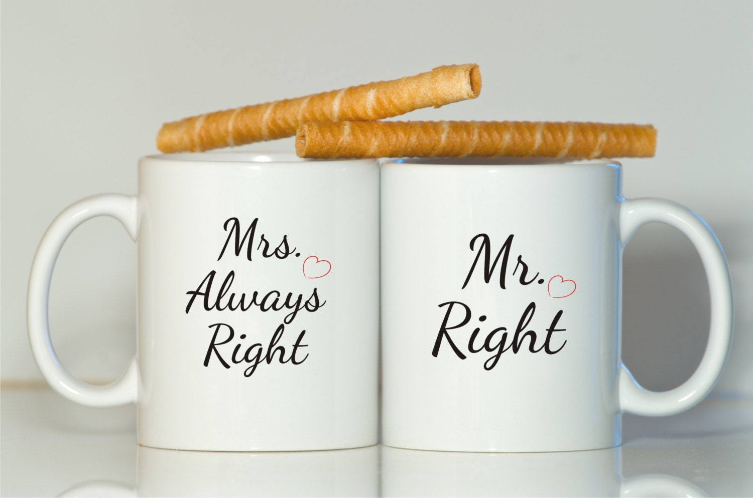 Mr right Mrs always right mug-Gift for wife-Gift for