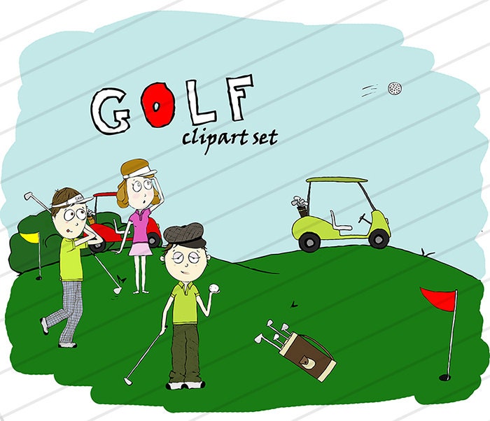 clipart man playing golf - photo #44