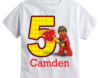 ninjago birthday shirts