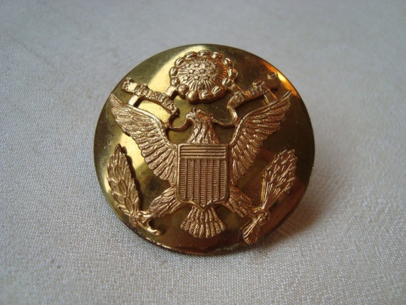 Vintage WWII E Pluribus Unum Brass Eagle US Army Air Corps