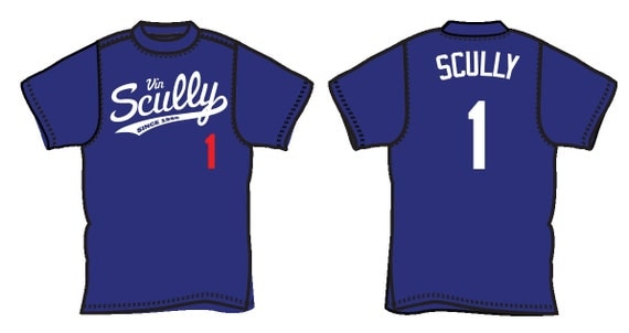 vin scully t shirt