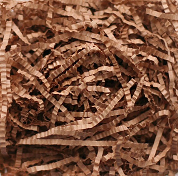 3.5 oz x Shredded paper / Kraft Crinkle Paper Shred / crinkle