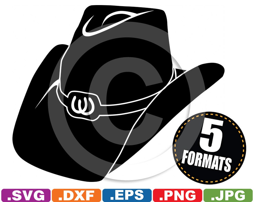 Download Cowboy / Cowgirl Hat Clip Art Image svg & dxf vinyl cutting