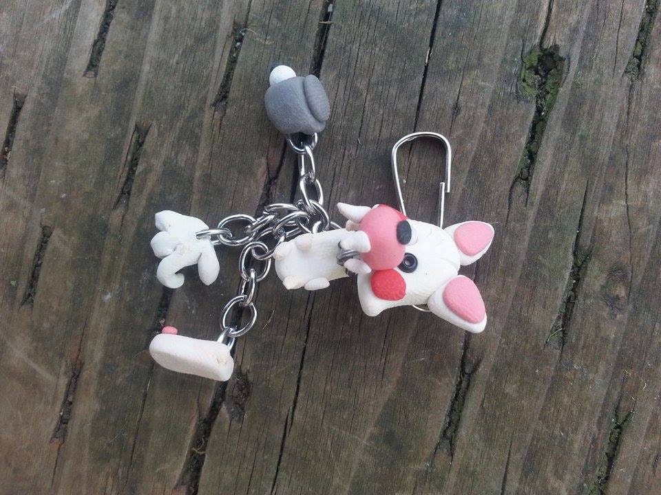 Five nights at freddys FNAF keychain mini by minusculeminiatures