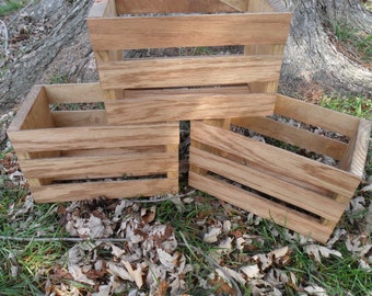 rustic wood crate/wedding box/rustic wood box/wood boxes rustic wood