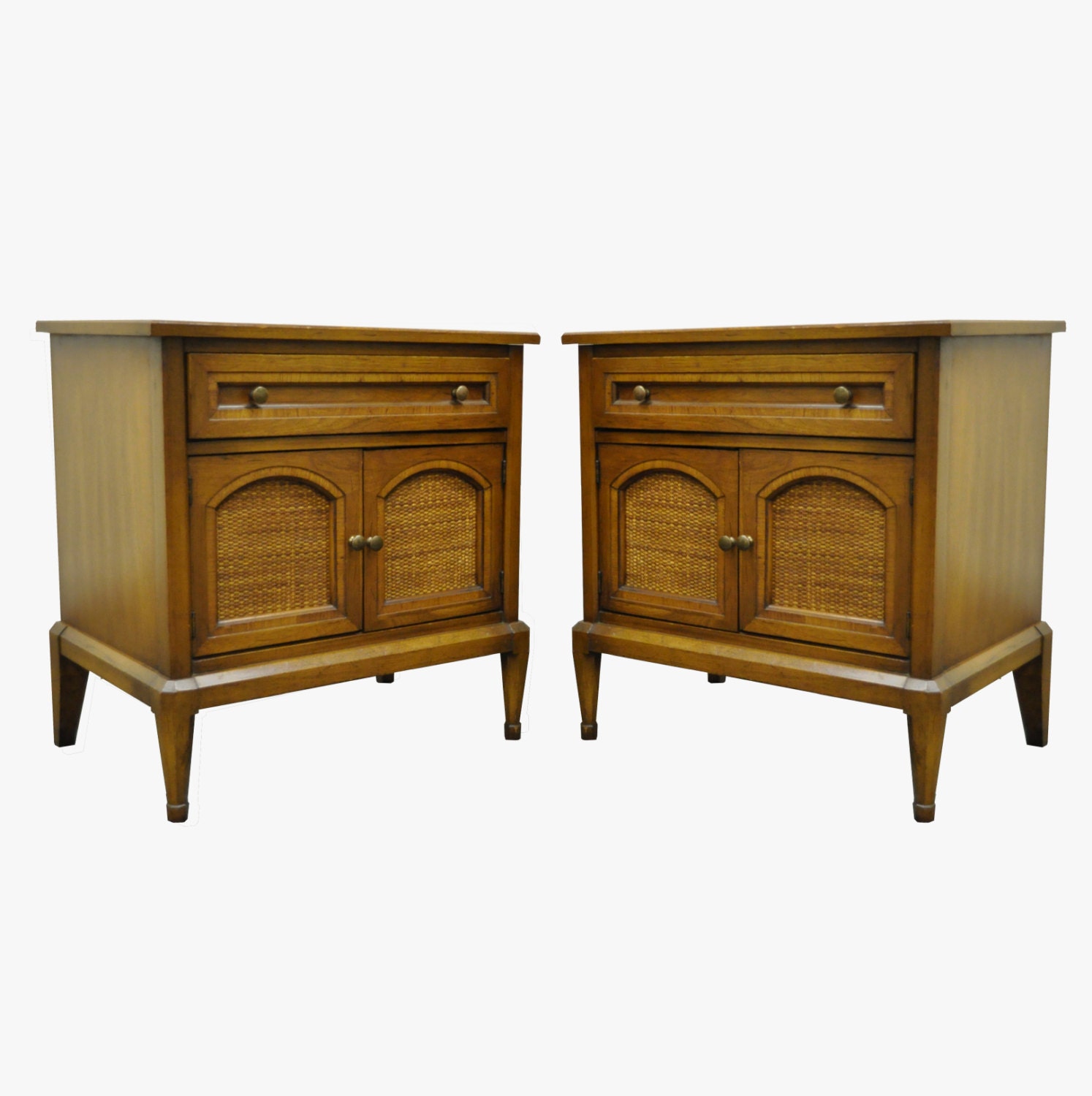 Pair Vintage White Furniture Co Mid Century by Qualityiskey