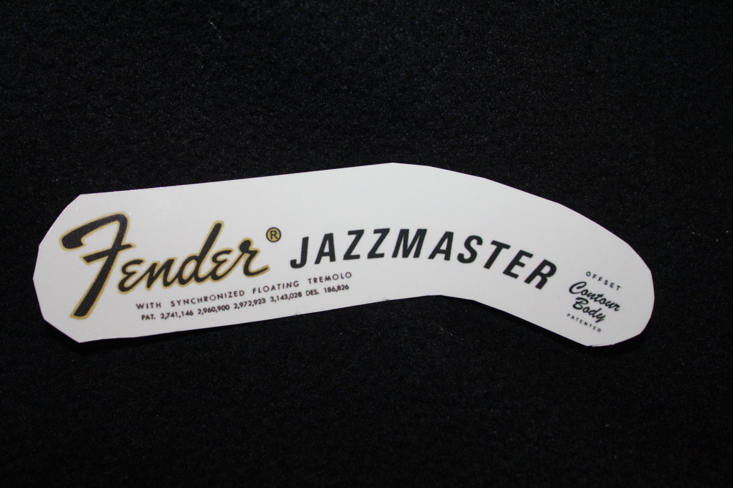 Headstock Waterslide Decal For Fender By Headstocklabels On Etsy