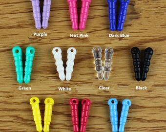 20pcs 3.5mm Lovely Colorized Rubber Cell Phone Dust Plug/ Earphone Jack Plug with hole/ Jewelry Making DIY Pendant/Anti Universal dust plug