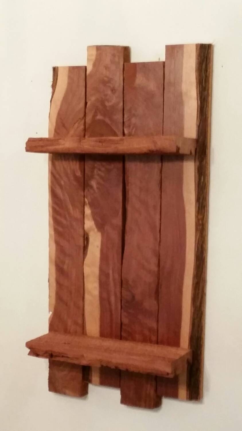 Rustic Red Cedar Shelf by SouthernCedarCrafts on Etsy