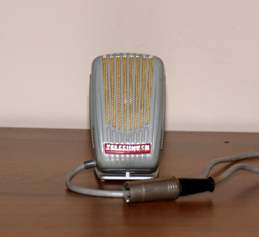 Vintage MICROPHONE TELEFUNKEN original 50s West Germany