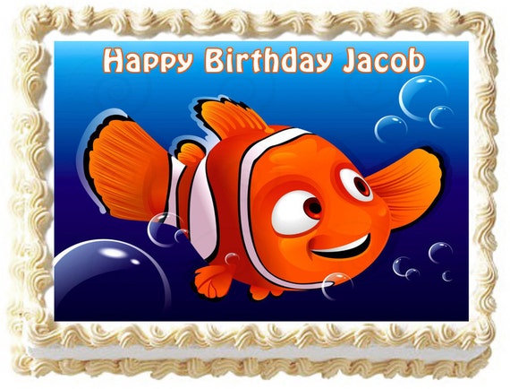 FINDING NEMO Edible image Cake topper by SweetiesCakeToppers