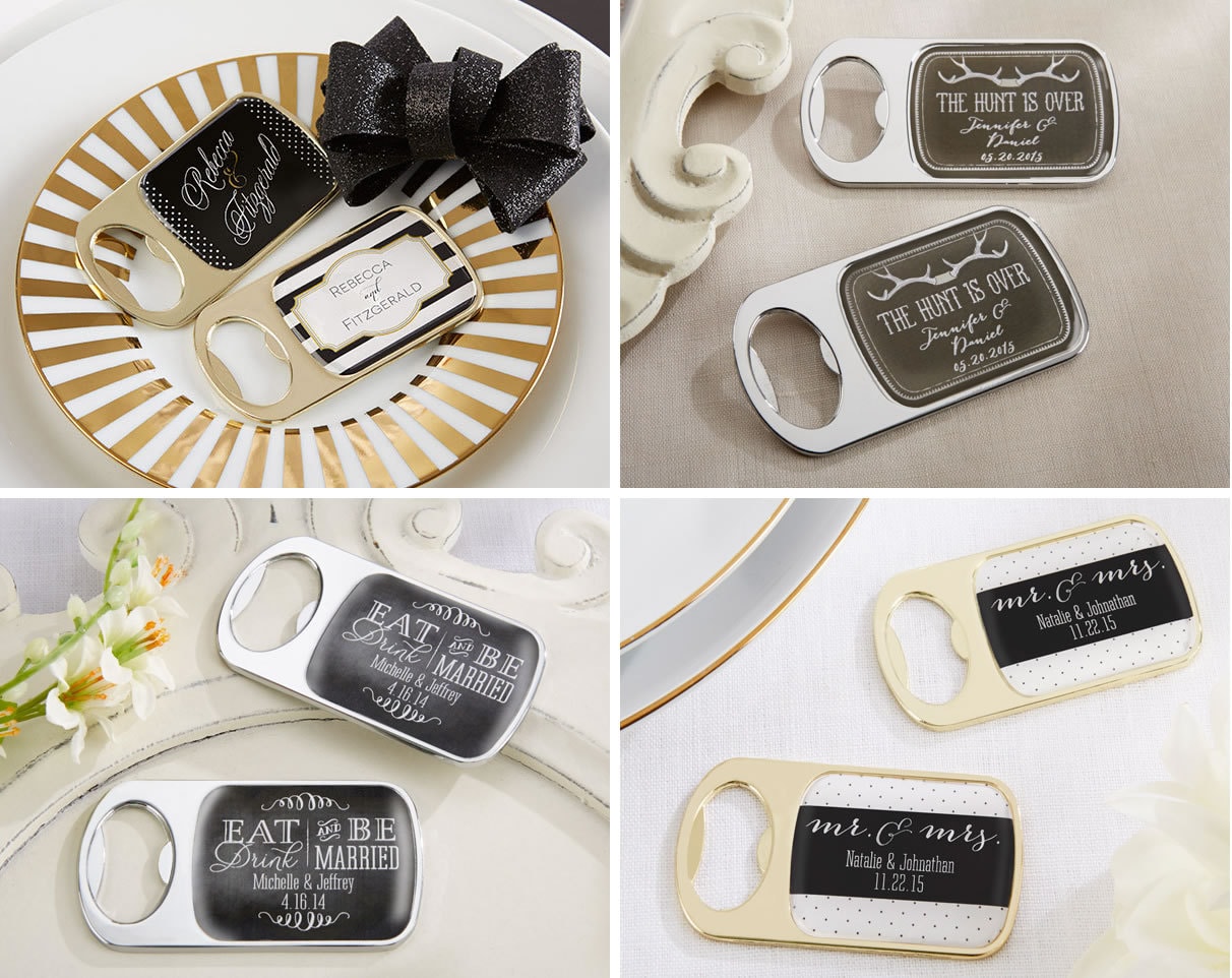 Wedding favors 24 bottle openers custom bottle openers by DealCardinal