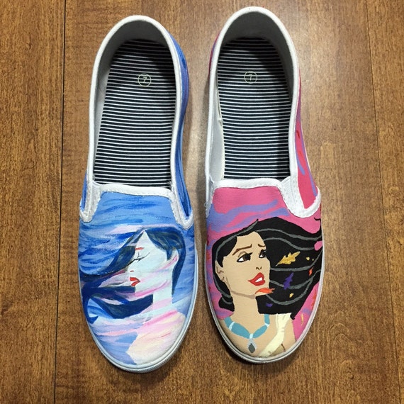 Hand Painted Disney Shoes Vans Pocahontas Hand Painted Disney Shoes Vans Pocahontas