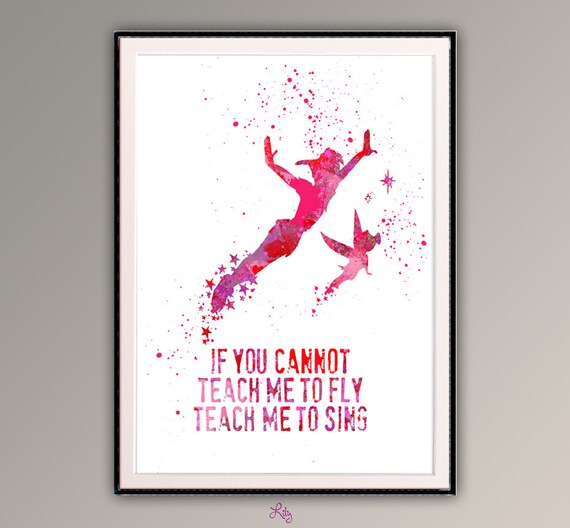 Peter Pan Never Say Goodbye Quote Framed Prints By Quotes