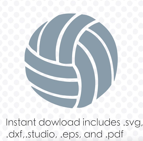 Download Volleyball instant download zipped .eps .pdf .dxf .svg and