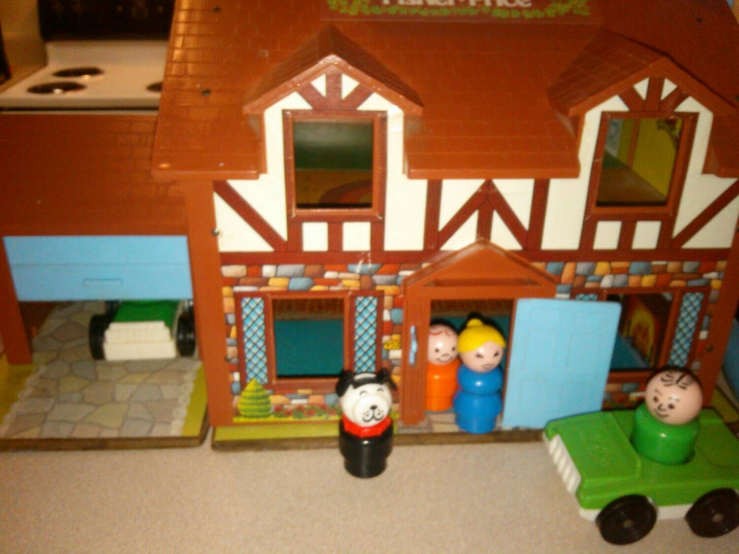 Vintage FisherPrice House with original accessories great shape