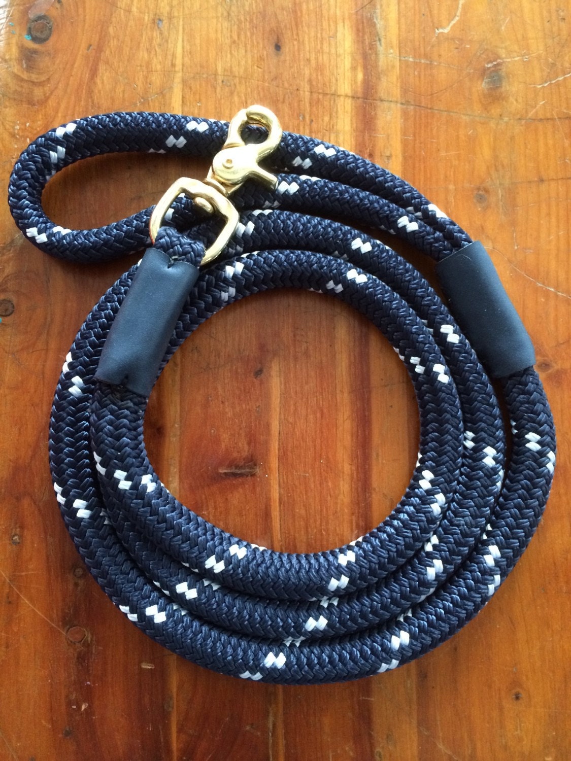 The Maine Dog Bungee Leash Navy by TheMaineDogLeash on Etsy