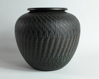 Items similar to Mid Century Pottery Vase - Retro, Art, West German