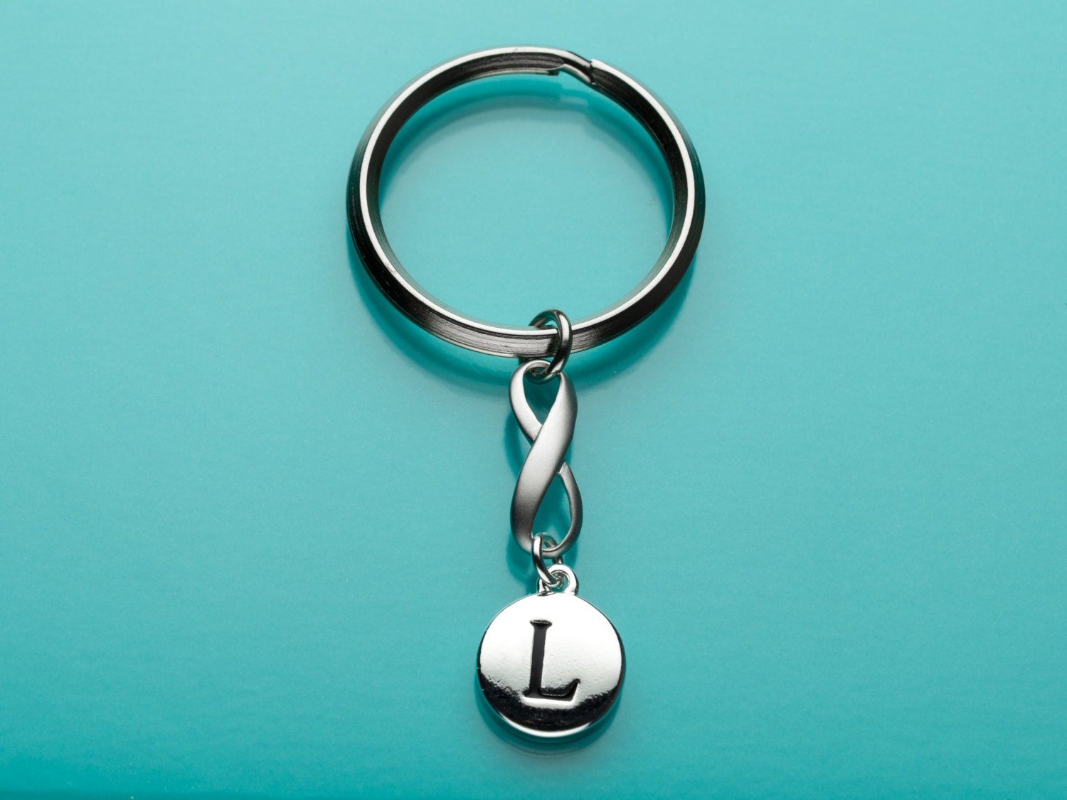 Infinity Symbol Keychain Infinity Key Ring by promisemeeverything2