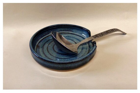 handmade ceramic spoon rest