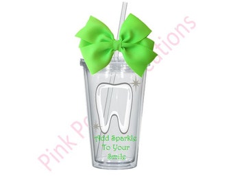 Dentist Tumbler, Dental Hygienist, Personalized Tumbler, Dentist Gift